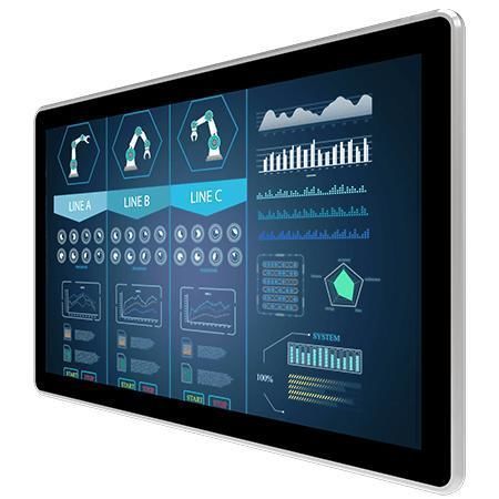 Monitor LCD - W22L100-PPA3 - Winmate, Inc. - com tela sensível ao toque multitouch / com tecnologia capacitiva projetada / industrial