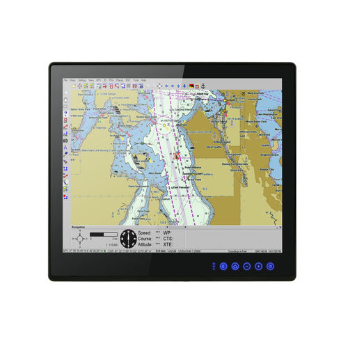 Painel PC para aplicações marítimas - R19IH3S-MRA1FP - Winmate, Inc. - TFT LCD / com retroiluminação LED / com tela sensível ao toque capacitiva PCAP
