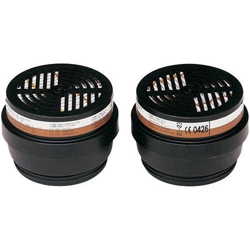 Filtro de gás - 200 A1-P3R D - EKASTU Safety - de cartucho / para máscara respiratória