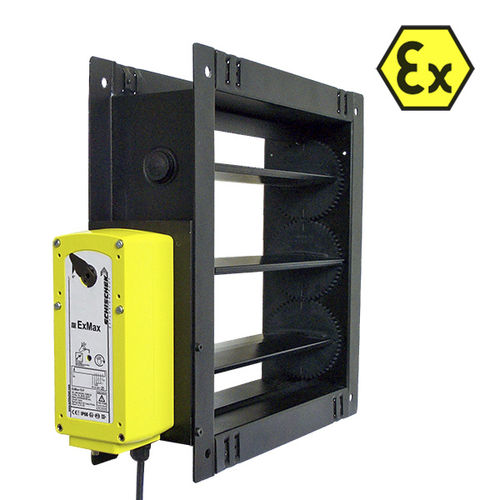 Atuador de registro elétrico - ExMax, RedMax, InMax - Rotork Schischek - de 1/4 de volta / ATEX / à prova de explosão