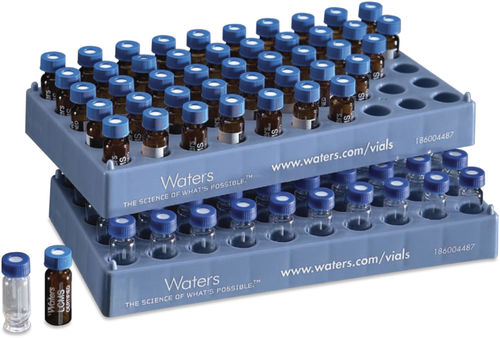 Frasco cilíndrico - Waters - em vidro / para preparação de amostras