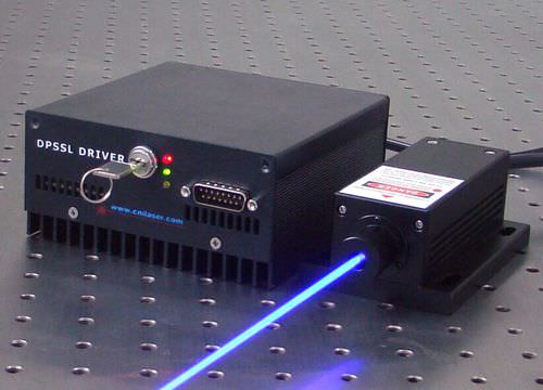 Laser de onda contínua - MDL-III-445 - Changchun New Industries Optoelectronics Tech.Co., - de estado sólido / azul / compacta