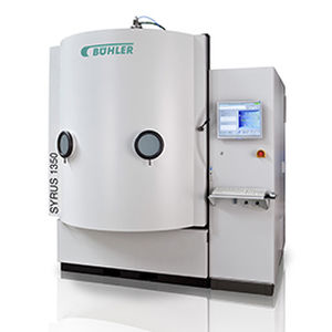 Máquina de deposição PVD - SYRUS series - Bühler Leybold Optics - assistida por feixes de íons / de camadas finas / a vácuo
