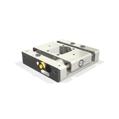 Mesa de coordenadas linear - MS38 - mechOnics ag - piezoelétrica / de um eixo / miniatura