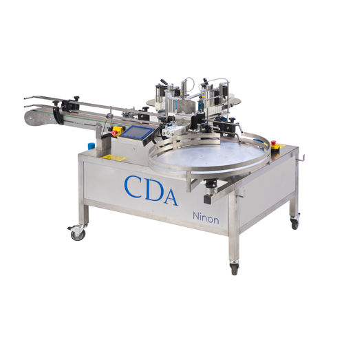 Rotuladora automática - Ninon VAPE - CDA - para a indústria farmacêutica / para indústria de cosméticos / de etiquetas / rótulos adesivos