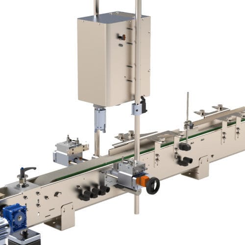 Tampadora-rosqueadora de tampas monobloco - VS600 - CDA - com pinça / automática / para frascos