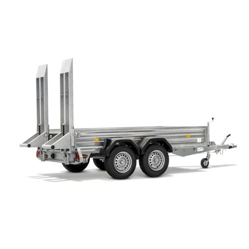 Carreta prancha - TL-ST series - Böckmann - ultrarrebaixada / tandem / para serviços pesados