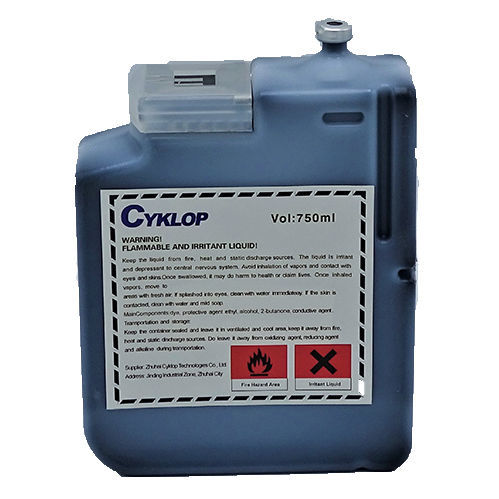 Tinta de impressão para impressão de jato de tinta - Cyklop - de etiquetas com código de barras / para máquina de marcação codificadora