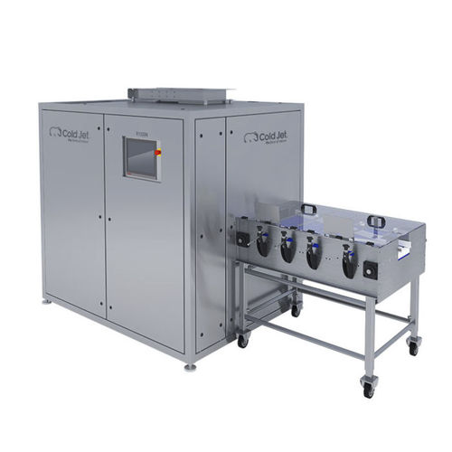 Transformadora de gelo seco com touch screen - R1000H  - Cold Jet - de alta densidade
