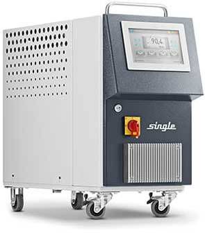 Termorregulador com display LCD - EcoTemp - SINGLE Temperiertechnik - termoelétrico