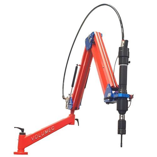 Máquina de rosquear com braço articulado - VT516 - VOLUMEC® & EASYARM - pneumática / com mesa móvel / compacta