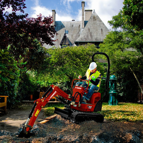 Microescavadeira - SV08-1C - YANMAR COMPACT EQUIPMENT EMEA S.A.S. - de esteiras / Tier 2 / para construção civil