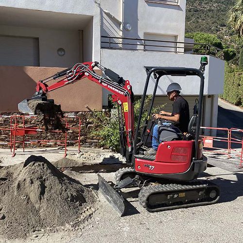Miniescavadeira - ViO17 - YANMAR COMPACT EQUIPMENT EMEA S.A.S. - de esteiras / Tier 2 / para construção civil