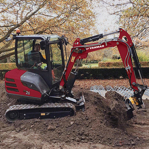 Miniescavadeira - SV26 - YANMAR COMPACT EQUIPMENT EMEA S.A.S. - de esteiras / Tier 3 / para construção civil