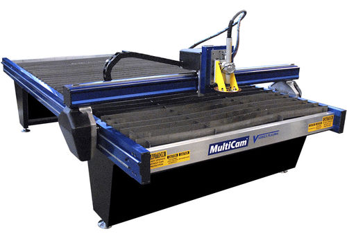 Máquina de corte a plasma - V-series - Multicam Inc. - para aço inoxidável / CNC