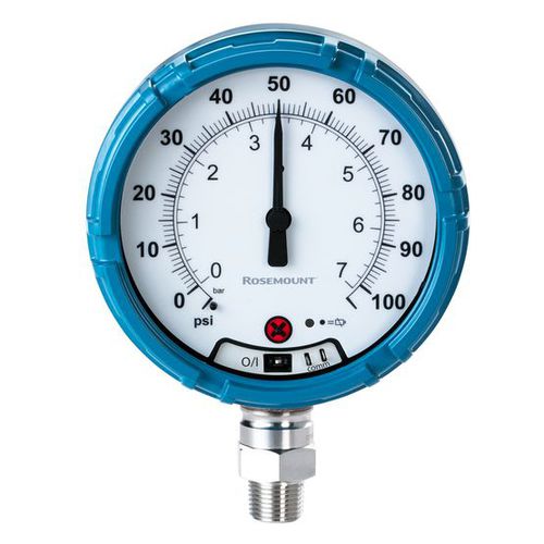 Manômetro absoluto - WPG  - Emerson Automation Solutions - ROSEMOUNT - com mostrador analógico / sem fio / IP67