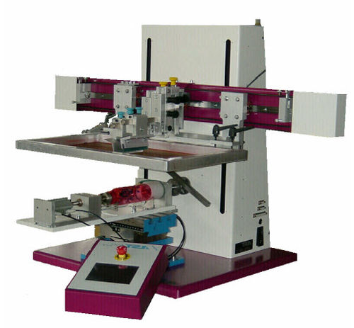 Máquina de serigrafia automática - SP-400 - ST Drucksysteme - monocromática / para produtos cilíndricos / para superfícies planas