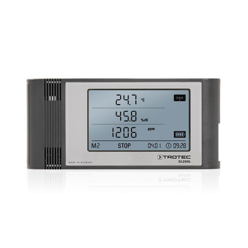 Registrador de dados de temperatura - DL200L - Trotec GmbH - de umidade relativa / com display