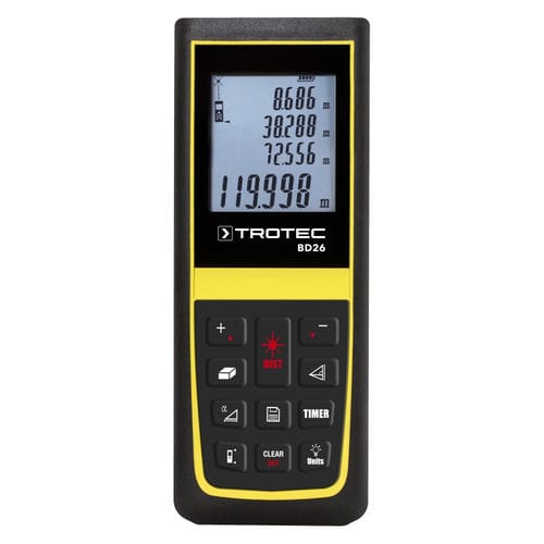 Medidor de distância a laser - BD26 - Trotec GmbH - portátil / com cálculo automático de volume