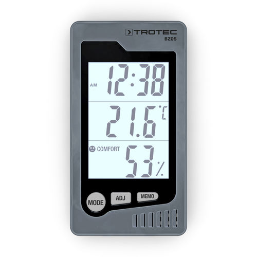 Termo-higrômetro digital - BZ05 - Trotec GmbH - de bancada / de temperatura / de umidade relativa