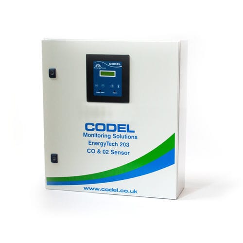 Analisador de monóxido de carbono - EnergyTech 203 - Codel International - de gases de combustão / de oxigênio / de monitoramento