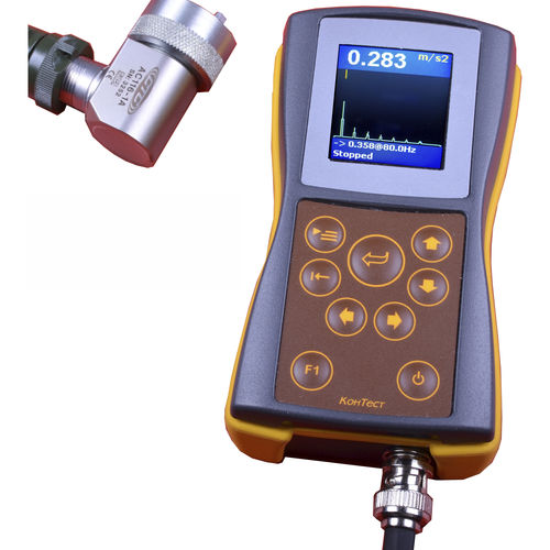 Medidor de vibração para manutenção preventiva - 107VF - NPP KOHTECT - para balanceamento de máquinas rotativas / portátil / com registrador de dados