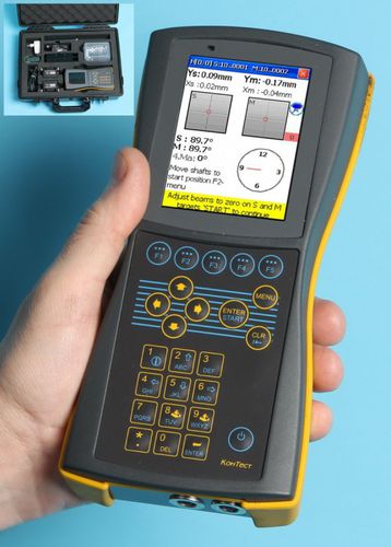 Sistema de alinhamento para eixo - AVV-711 - NPP KOHTECT - laser de 2 eixos / para máquina rotativa / robusto
