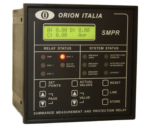 Relé de proteção de tensão - SMPR-1 ETH - Orion Italia - de corrente / de frequência / de fator de potência