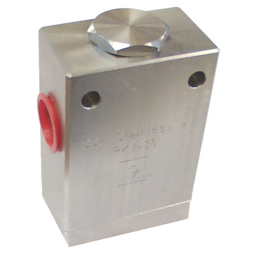 Válvula de retenção em aço inoxidável - PKV-30 - SSH Stainless - de esfera / para água / para óleo