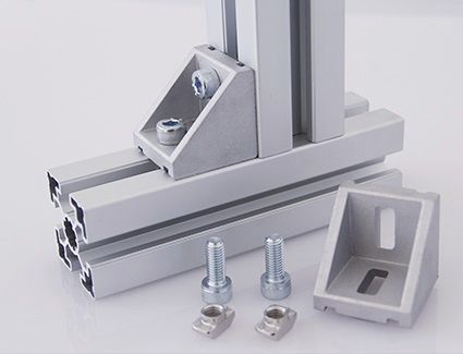 Suporte angular para montagem - 3.21.45 series - Modular Assembly Technology - de alumínio / em material fundido