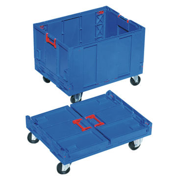Caixa dobrável - 9622 - Plasticos Santo António - em material plástico / de armazenamento / de transporte