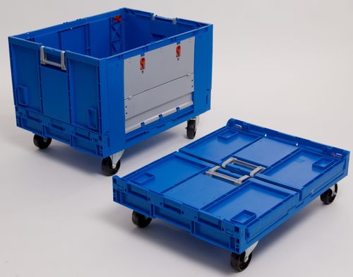 Caixa dobrável - Plasticos Santo António - em material plástico / de armazenamento / de transporte