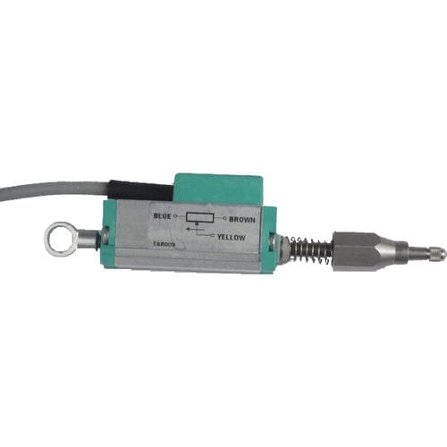 Sensor de deslocamento linear - PY2-F-025 - Capetti Elettronica - com potenciômetro de mola / em aço inoxidável