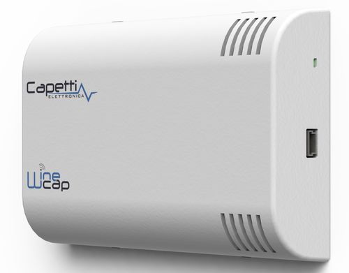 Registrador de dados de temperatura - WSD00TH2VOC - Capetti Elettronica - de umidade relativa / sem fio / com bateria