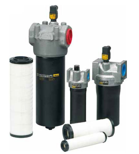 Carcaça de filtro de cartucho - 80CN-40 series  - Parker Hannifin France SAS - para óleo / em alumínio / de baixa pressão
