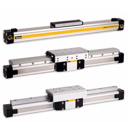 Cilindro sem haste - OSP-P - Parker Hannifin France SAS - pneumático / de dupla ação / em aço inoxidável