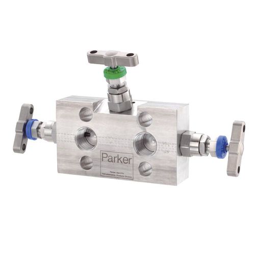 Distribuidor manifold multivias - H series - Parker Hannifin France SAS - em aço inoxidável / hidráulico