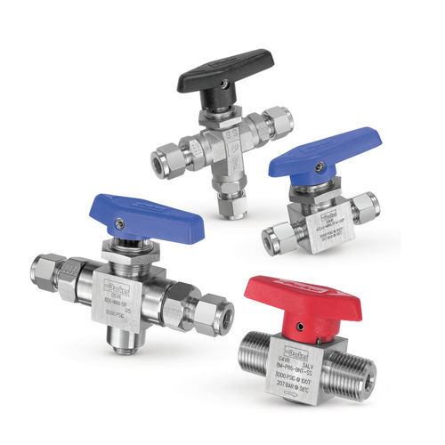 Válvula de perno - HB series - Parker Hannifin France SAS - de esfera / de alavanca / de bloqueio