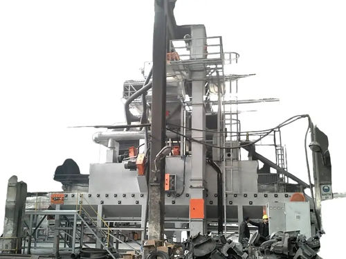 Jateadora de granalha de esteira - Cetingil Machinery Industry - para perfis / de chapas / para moldagem