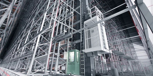Transelevador automático - Stacker Crane - Kardex - para armazém / para paletes / para sistema de organização