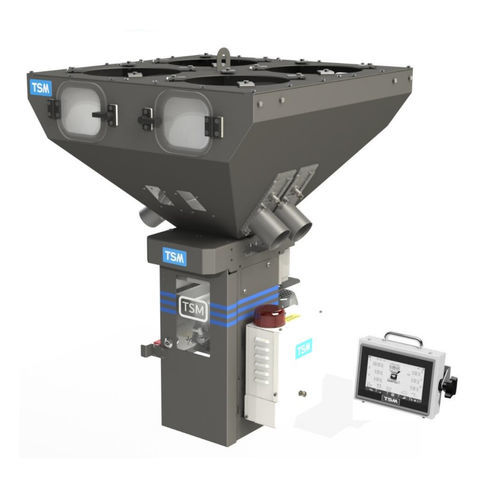 Dosador-misturador de granulados - OptiMix - TSM Control Systems - para grânulos plásticos / para produtos a granel / gravimétrico