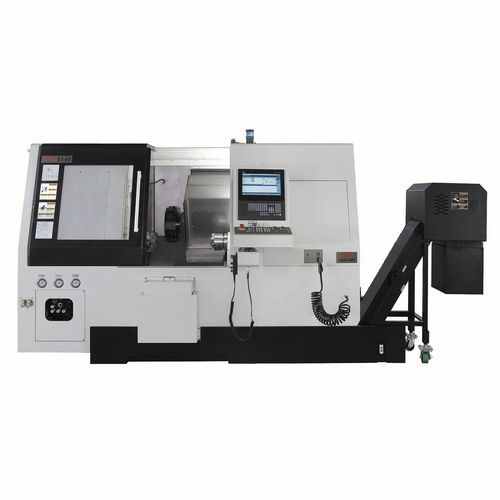 Torno CNC - XYZ SS 65 - XYZ Machine Tools - de 3 eixos / com barramento inclinado / de dois fusos