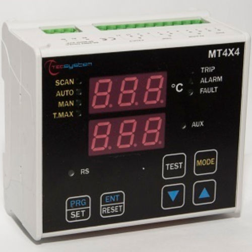 Unidade de controlo de temperatura - MT4X4 D - TECSYSTEM srl - compacta / digital / para trilho DIN
