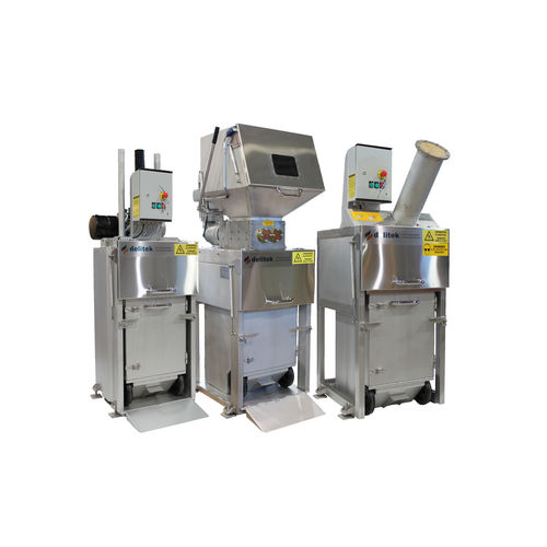 Sistema de manipulação para resíduos - DT-200 series  - Delitek AS - automático / vertical / de materiais secos