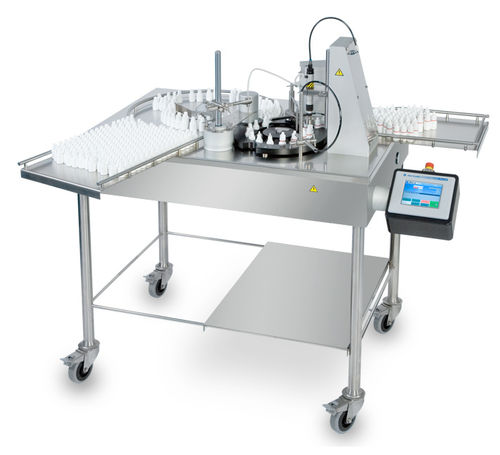 Envasadora/tampadora para produtos farmacêuticos - 2 700 p/min | SX-200-R - DARA Pharmaceutical Packaging - para líquidos / de garrafas