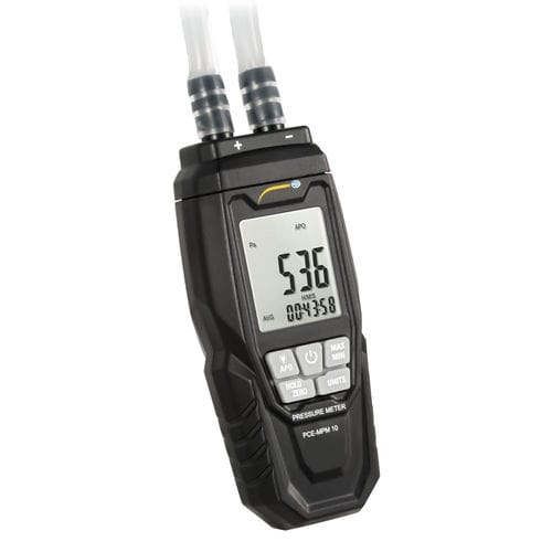 Manômetro diferencial - PCE-MPM 10 - PCE Deutschland GmbH - com display LCD / para ar / para gases nobres