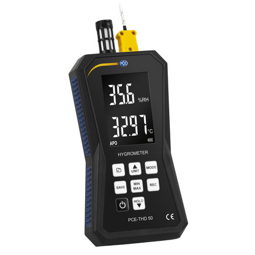 Termo-higrômetro para HVAC - PCE-THD 50 - PCE Deutschland GmbH - para a indústria de alimentos e bebidas / de laboratório / industrial