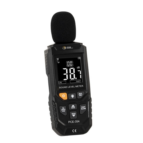 Sonômetro analisador - PCE-354 - PCE Deutschland GmbH - classe 2 / com aquisição de dados / digital