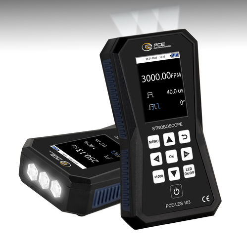 Estroboscópio digital - PCE-LES 103  - PCE Deutschland GmbH - de LED / portátil / compacto