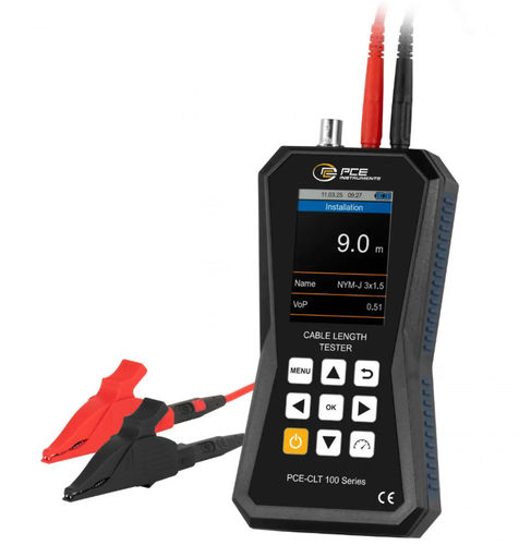Medidor de comprimento de cabo - PCE-CLT 100 - PCE Deutschland GmbH - ultrassônico por tempo de trânsito / para bateria / compacto